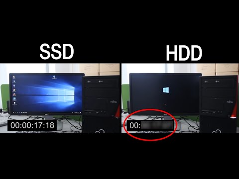 SSD vs. HDD, Windows 10