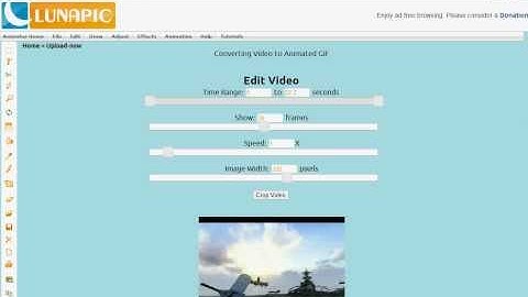Convert a video clip to an animated gif in 1 step