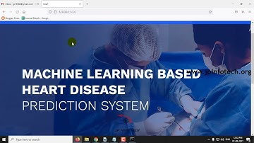 Machine Learning Based Heart Disease Prediction System | Python Final Year IEEE Project