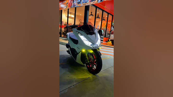 All new pcx160 white style#pcx160 #pcx #dace #fypシ #สวย #tiktok #dance #dancechallenge