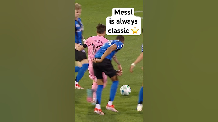 Messi is where the magic happens ✨
