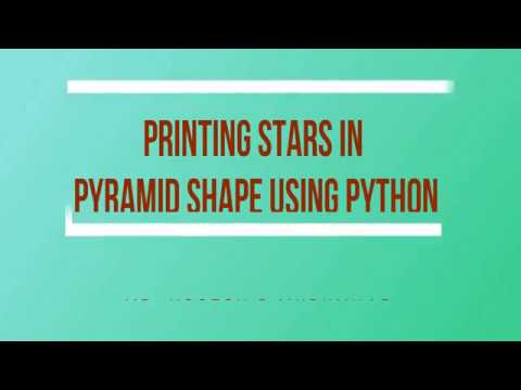 python series 18 printing starts in Pyramid shape