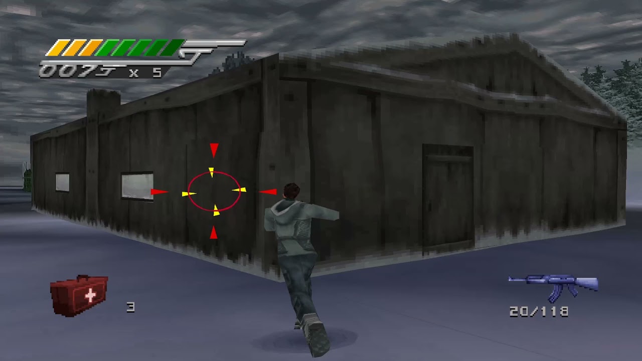 007 - Tomorrow Never Dies (PSX) Walkthrough ▻ Mission 7 ▻ Sky