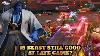 Is Beast still GOOD at LATE GAME? MARVEL Super War