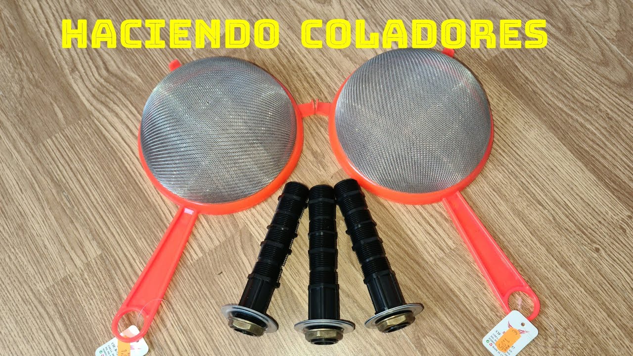 Haciendo Coladores para Germinar y repaso de pichones.