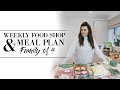 FAMILY OF FOUR WEEKLY FOOD SHOPPING & MEAL PLAN | SNACK IDEAS | MEAL IDEAS | LIDL HAUL 2018