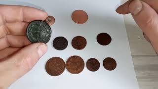 патинирование медных монет двумя способами: медным купоросом с марганцовкой и серной мазью