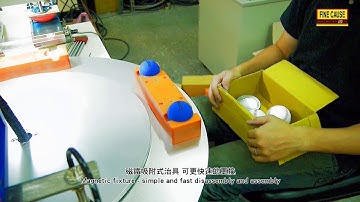 2 color rotary table pad printer/pad printing machine(FC-162ARC-QC )-finecause