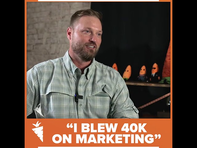 "I blew 40k on marketing" - Adam Mitchell, Investor