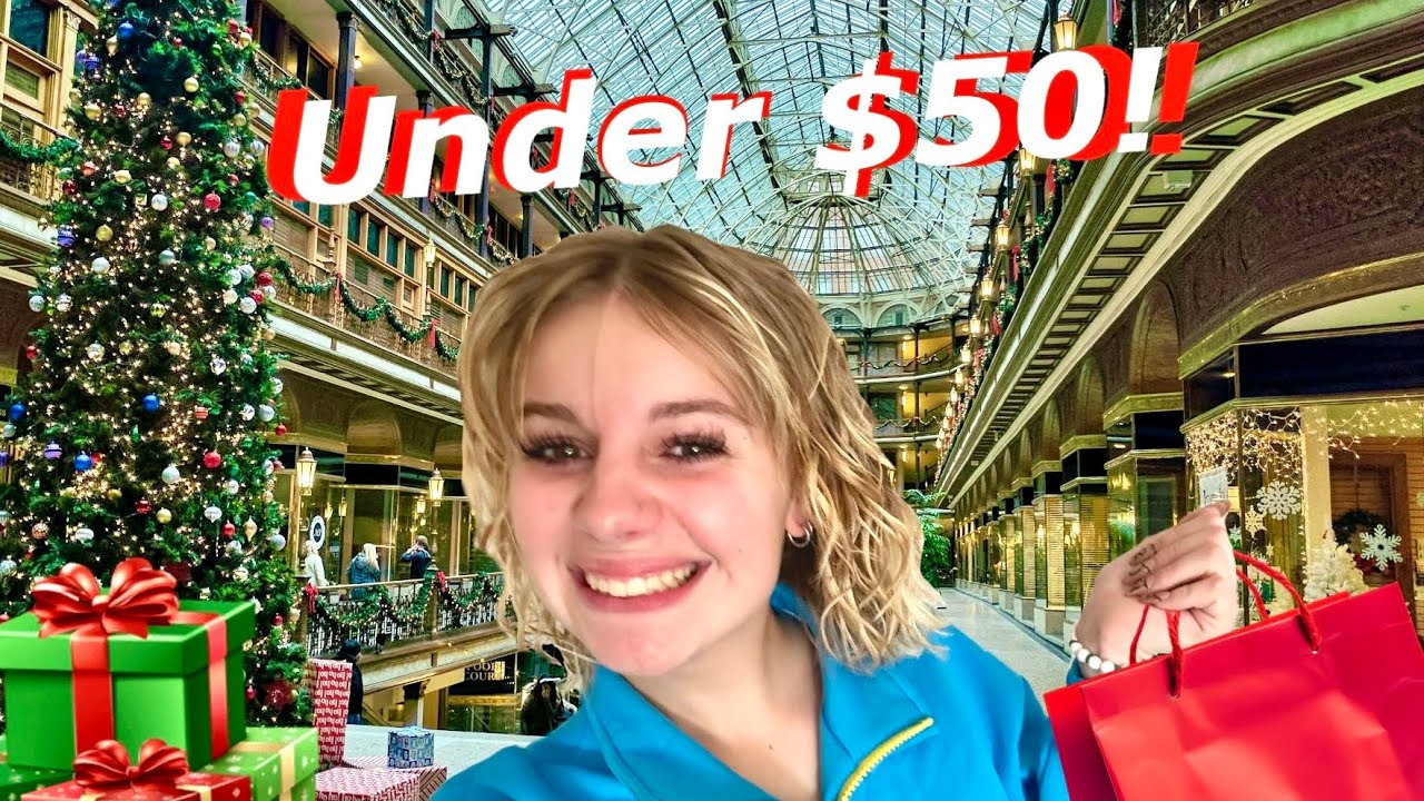 Покупаю для сестры рождественские подарки по цене менее 50 долларов!