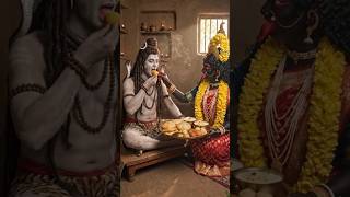 maa kali ne mahadev ko bhojan khilaya😱🔱🌺#maa kali#mahadev#shortfeed#viral#mahakali#shivji#ai#shivji