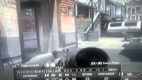 Amazing 360 cross map throwing knife kill