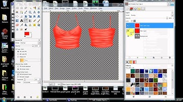 Secondlife Template Tutorial for GIMP