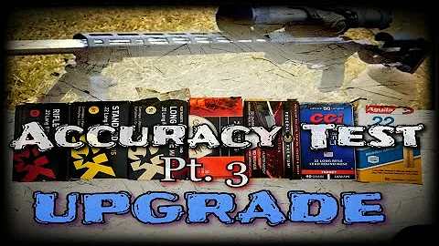 Ruger Precision Rimfire Upgrade Part 3- Accuracy Test