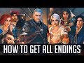Witcher 3 All Endings Guide + DLCs ๐ฎ