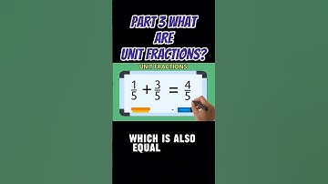 PART 3: What Unit Fractions Are #shorts #steamspirations #mathematics