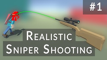 Realistic Sniper Shooting: Bullet Drop - Unity Tutorial #1