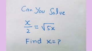 A nice radical equation `|| solve for x || #maths #matholympiad #mathematics