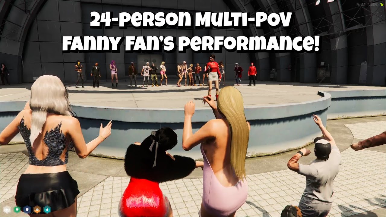 Fanny Fan's full Wu-Chang performance (24 person multi-POV) | Fanfan | NoPixel | GTA RP