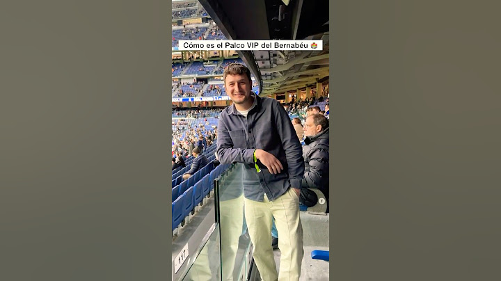 Cómo es un palco VIP en el Bernabéu #futbol #realmadrid #bernabéu #rayovallecano #vip
