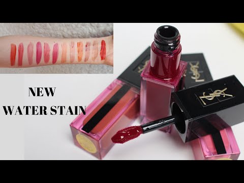 New YSL Water Stain Vernis A Levres | Review & Swatches | Angela van Rose