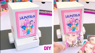 Kpop Demon Hunters Diy Huntrix Vending Machine Friendship Day Gift Idea Paper Craft 5 Minute