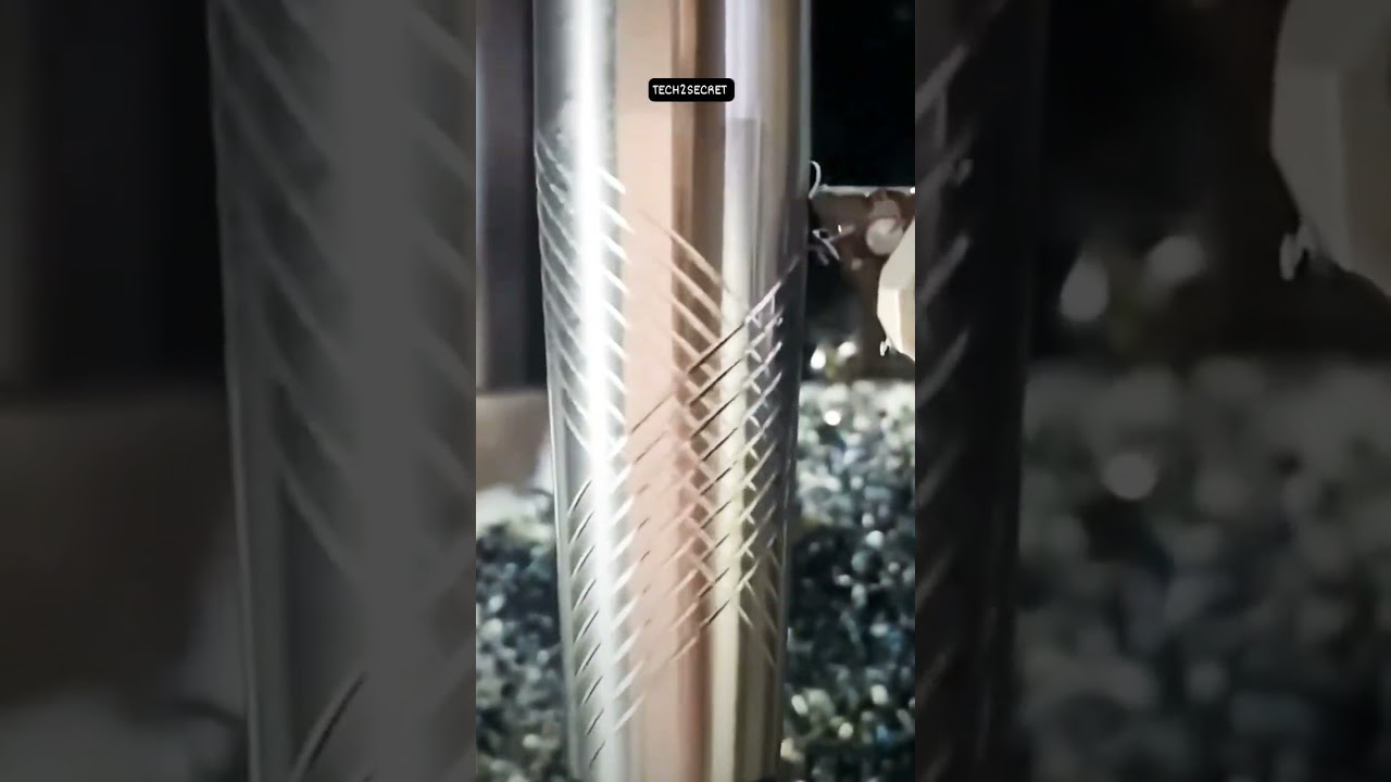 Industrial Designer Metal Tool Cnc Operation | Amazing Knurling Techniques | Factory Work | 