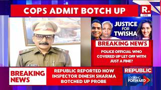 Twisha Sharma case: Republic Reported How Inspector Dinesh Sharma Botched Up Probe | LIVE