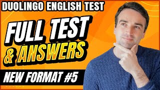Duolingo English Test #5 FULL Practice Test!