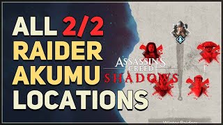 All Raider Akumu Locations Assassins Creed Shadows @WoWQuest