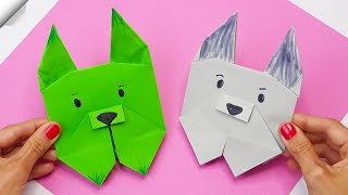 Origami DOG easy | Origami DOG face | DIY paper crafts toy