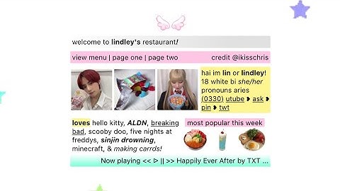 voice tutorial on this restaurant themed non-pro carrd! - © ikisschris