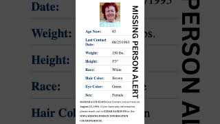 MISSING PERSON ALERT: Help Find Barbara Lee Elms