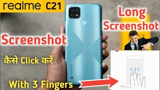 How to take screenshot in realme c21, Realme C21 Screenshot