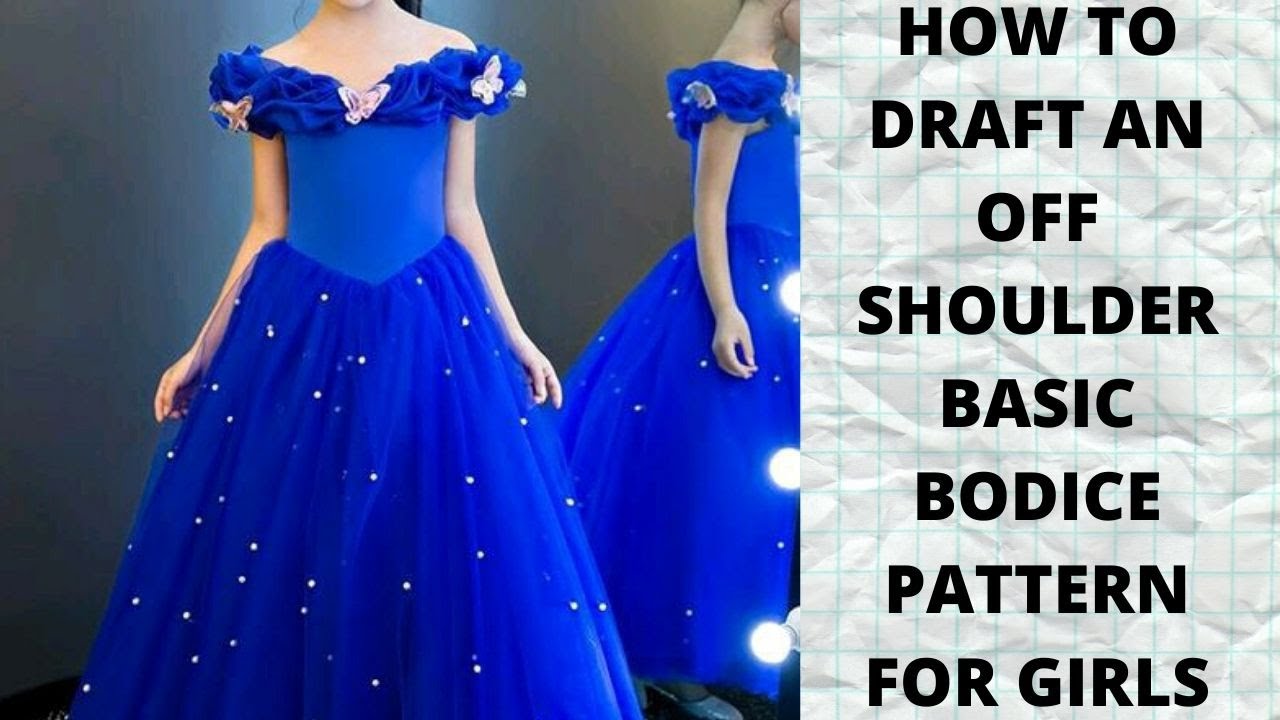 Beautiful blue off the shoulder girls ball gown dress | Girls ball gown  dresses, Girls ball gown, Pretty dresses for kids