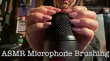 Trying ASMR for the first time - Mic Brushing (no cover, foam cover, furry cover) [No Talking]