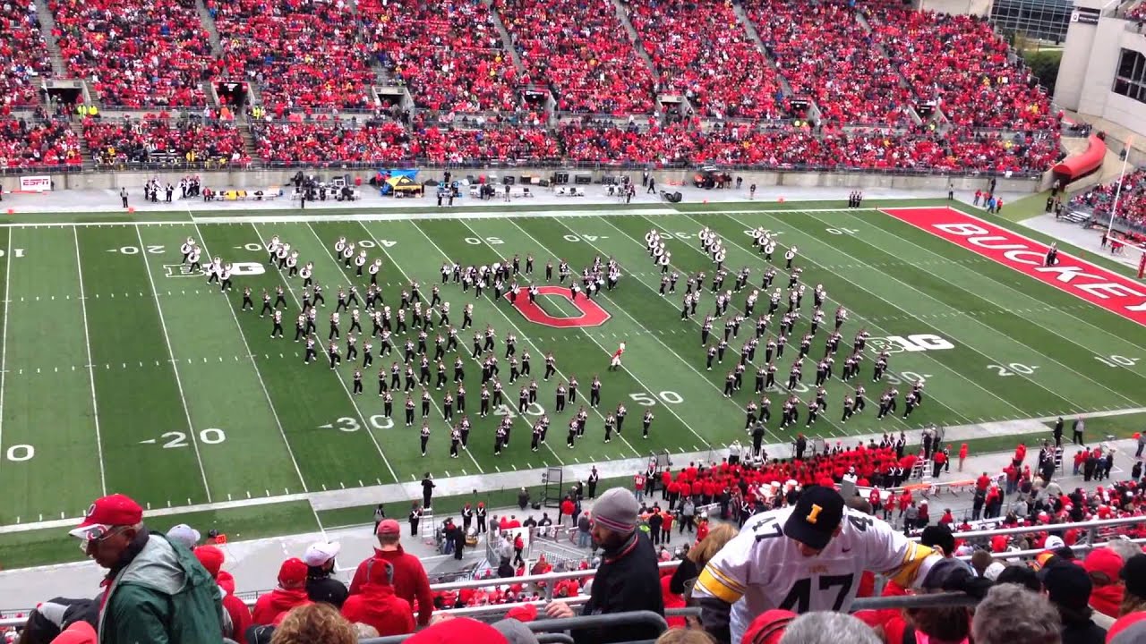 The Ohio State Marching Band Tribute to Michael Jackson - Halftime Show vs Iowa 2013