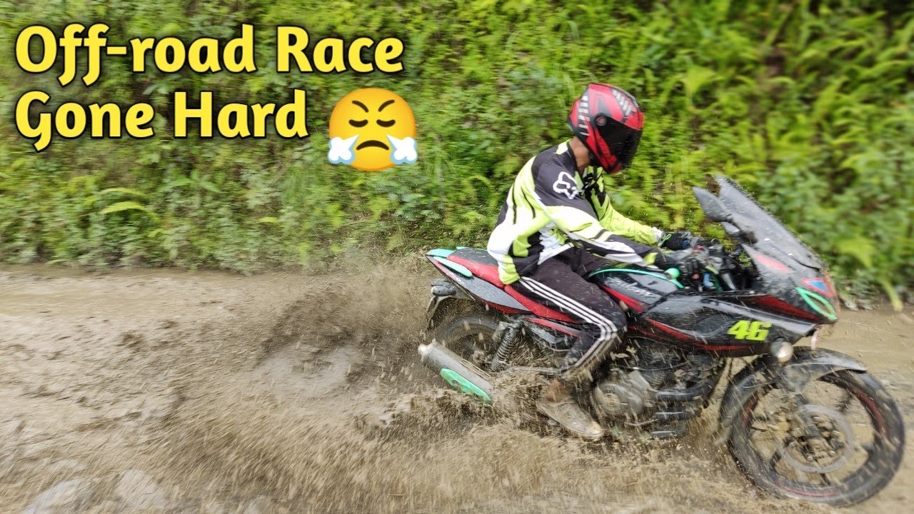 Extreme Offroad Race With 220 Motomaniac Prabhat YouTube