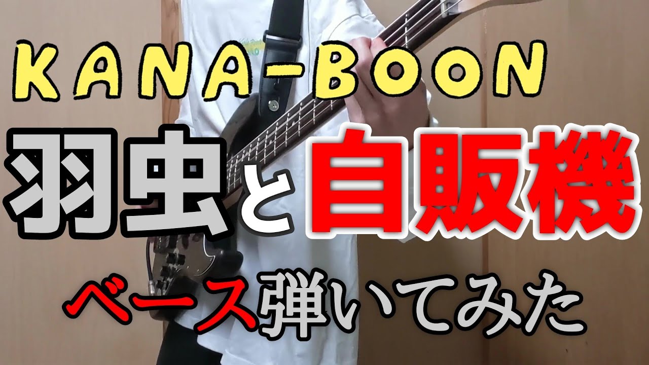Kana Boon 羽虫と自販機 ベース弾いてみた Bass Cover Youtube Kana Boon 羽虫と自販機 ベース弾いてみた Bass Cover Youtube