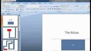 Microsoft Powerpoint scary Maze Game screenshot 4