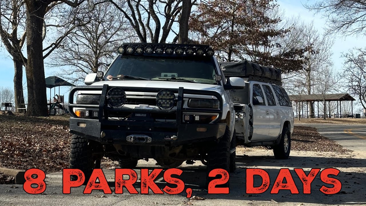 Мы посетили 8 государственных парков Арканзаса за 2 дня!