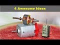 4 Awesome DC Motor project compilation