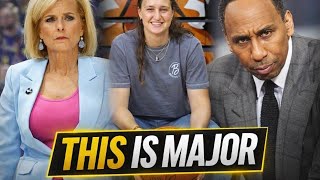 Caroline Bradley Keeps Repping LSU — Stephen A. Smith Reveals Why He’s Coming To Watch LSU ‼️