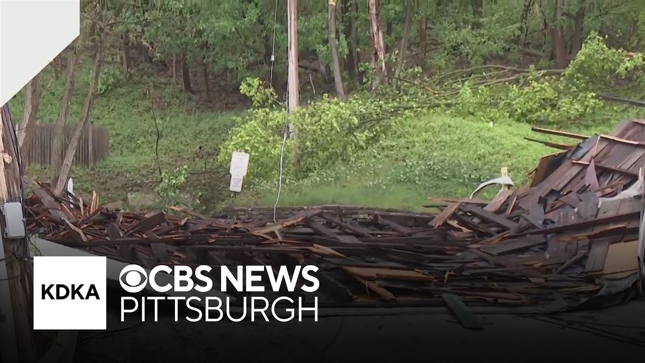 Storms leave heavy damage across Pittsburgh area - YouTube