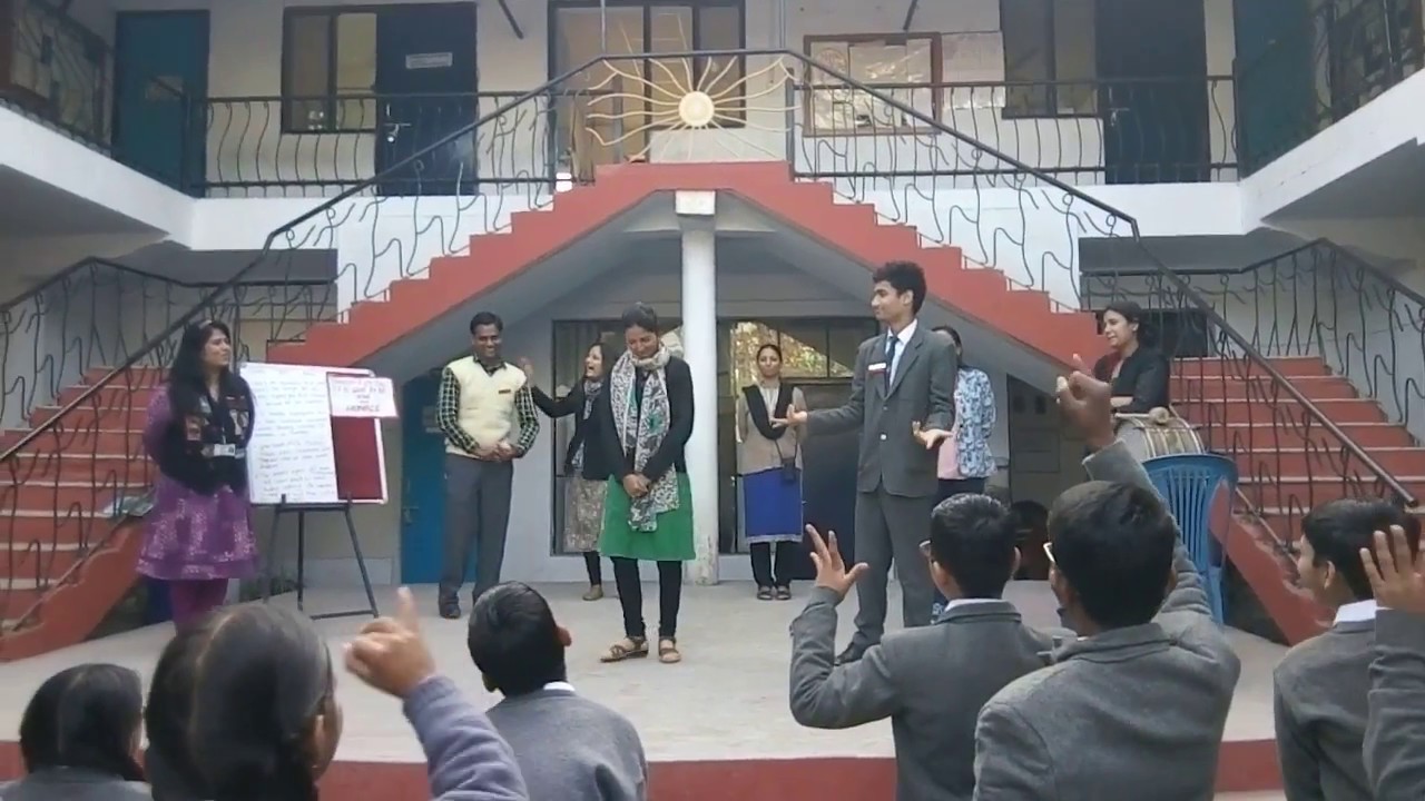 On Children's Day assembly presented by teachers of BIL