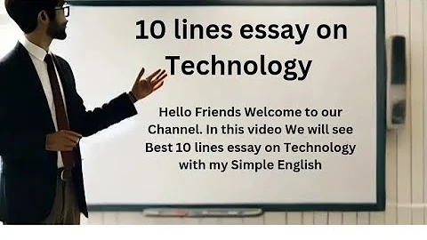 10 lines essay on Technology in English | Technology essay writing | Essay on Technology||N0TES