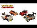 YouTube thumbnail: LEGO City 4 Lego Sport Car Speed Build | Unofficial LEGO