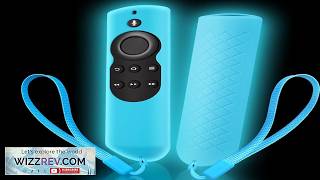 Cover Cover Compatible with Firestick Remote Control Skin Sleeve with Landyard Glow