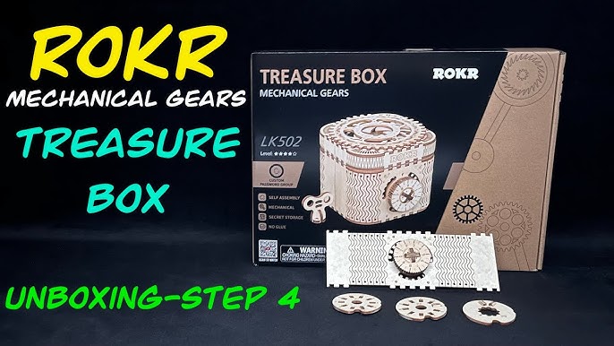 Rokr treasure box: Setting the code. 