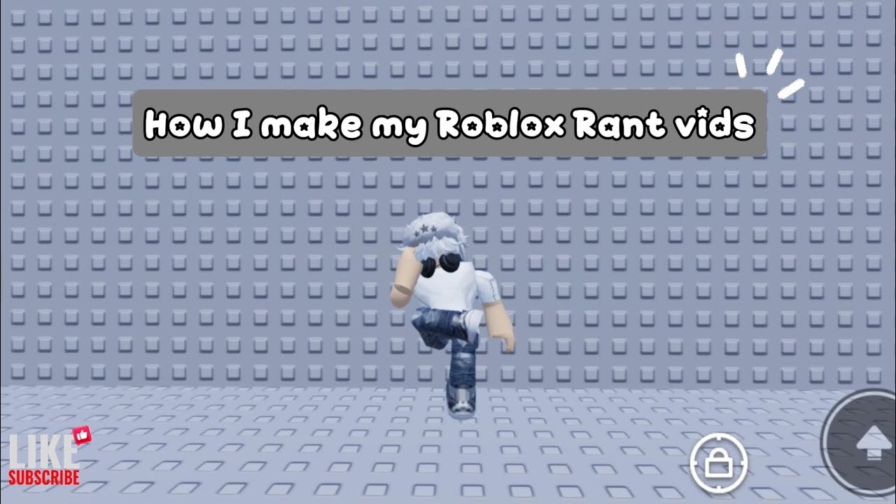 How to make Roblox Rants. (Step by step) - YouTube